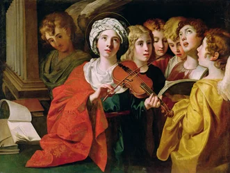 St. Cäcilia mit einem Chor